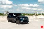 Infiniti QX80 5.6 Hermosa Blue on Vossen Wheels (HF6-1) 2019 года